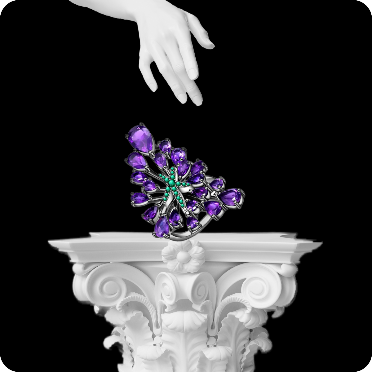 La Medusa ♦ Eroine Art Ring