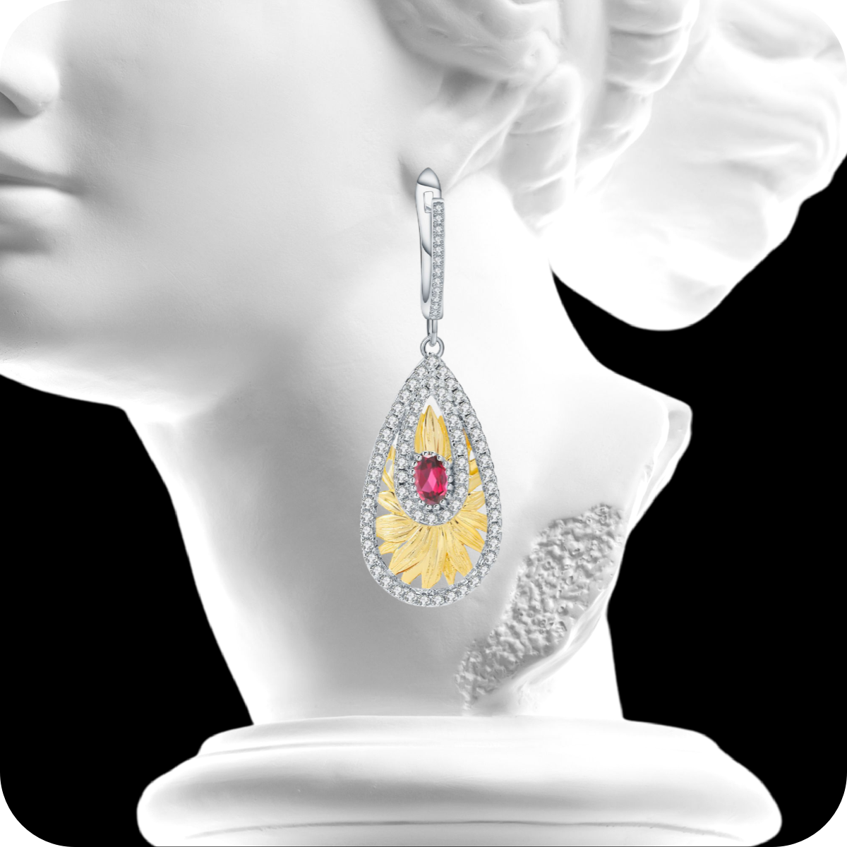 Penrose ♦ Racrima Art Earrings